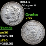 1894-s Morgan Dollar $1 Grades xf+