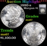 ***Auction Highlight*** 1880-s Morgan Dollar $1 Graded ms67 By SEGS (fc)