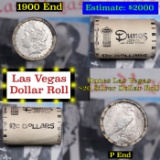 ***Auction Highlight*** Full Morgan/Peace Casino Las Vegas Dunes silver $1 roll $20, 1900 & P end (f