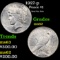 1927-p Peace Dollar $1 Grades Select Unc