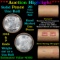 ***Auction Highlight*** Solid Uncirculated Peace silver dollar roll 1924 & P Ends, 20 coins (fc)