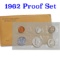 1962 United States Mint Proof Set In Original Evelope