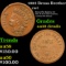 1863 Broas Brother Civil War Token 1c Grades AU Details