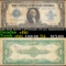 1923 $1 large size Blue Seal Silver Certificate, Fr-237 Signatures of Speelman & White Grades vf, ve