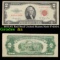 1953 $2 Red Seal United States Note Fr1504 Grades f+