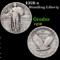 1929-s Standing Liberty Quarter 25c Grades vg+