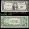 1935F $1 Blue Seal Silver Certificate Grades vf+