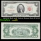 1963 $2 Red seal United States Note Fr1513 Grades Gem CU