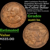 1904 Louisiana Purchase Exposition Souvenir Medal So-Called Dollar HK-316 Grades Select Unc BN