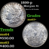 1899-p Morgan Dollar $1 Grades Select+ Unc