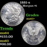 1881-s Morgan Dollar $1 Grades Select+ Unc