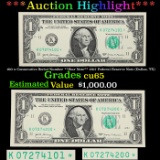 ***Auction Highlight*** 100 x Consecutive Serial Number **Star Note** 2017 Federal Reserve Note (Dal