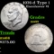 1976-d Type I Eisenhower Dollar $1 Grades GEM+ Unc