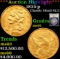 ***Auction Highlight*** 1835-p Classic Head Quarter Eagle Gold $2 1/2 Graded BU+ By USCG (fc)