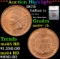 ***Auction Highlight*** 1875 Indian Cent 1c Graded ms64+ rb By SEGS (fc)