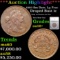 ***Auction Highlight*** 1803 Sm Date, Lg Frac Draped Bust Large Cent 1c Graded au58+ By SEGS (fc)