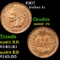 1907 Indian Cent 1c Grades Choice+ Unc RB