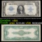 1923 $1 Large size Blue Seal Silver Certificate, Fr-237 Signatures of Speelman & White Grades vf+