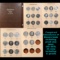 Completed Eisenhower 1$ Dansco book including proof-only issue, 1971-1978, 32 coins including 11 pro