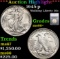 ***Auction Highlight*** 1945-p Walking Liberty Half Dollar 50c Graded ms66+ By SEGS (fc)