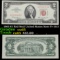 1963 $2 Red Seal United States Note Fr-1513 Grades Gem CU