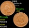 1865 Indian Cent 1c Grades vf++