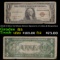 1935A $1 Silver Certificate Hawaii, Signatures of Julian & Morgenthau Grades f+