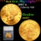 ***Auction Highlight*** 1897-s Gold Liberty Double Eagle $20 Graded ms63+ By SEGS (fc)