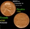 1923-s Lincoln Cent 1c Grades vf++