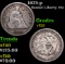 1875-p Seated Liberty Quarter 25c Grades vf+