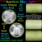 ***Auction Highlight*** Solid Uncirculated Peace silver dollar roll 1924 & P Ends, 20 coins (fc)