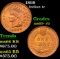 1898 Indian Cent 1c Grades Gem+ Unc RB