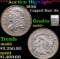 ***Auction Highlight*** 1836 Capped Bust Dime 10c Graded ms62+ By SEGS (fc)