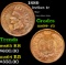 1889 Indian Cent 1c Grades Choice+ Unc RB