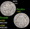 1871 Three Cent Copper Nickel 3cn Grades vf++