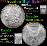 ***Auction Highlight*** 1883-s Morgan Dollar $1 Graded ms62 details By SEGS (fc)