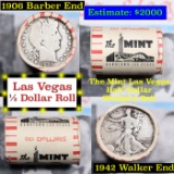 ***Auction Highlight*** Old Casino 50c Roll $10 Halves Las Vegas Casino The Mint 1906 Barber & 1942