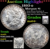 ***Auction Highlight*** 1893-o Morgan Dollar $1 Graded ms64+ By SEGS (fc)