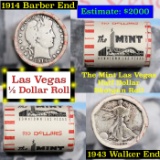 ***Auction Highlight*** Old Casino 50c Roll $10 Halves Las Vegas The MInt 1914 Barber & 1943 Walker