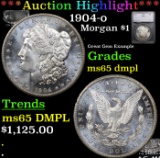 ***Auction Highlight*** 1904-o Morgan Dollar $1 Graded ms65 dmpl By SEGS (fc)