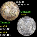 1921-p Morgan Dollar $1 Grades GEM+ Unc