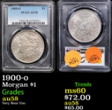 PCGS 1900-o Morgan Dollar $1 Graded au58 By PCGS
