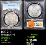 PCGS 1902-o Morgan Dollar $1 Graded au58 By PCGS