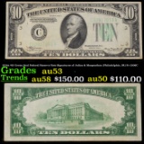 1934a $10 Green Seal Federal Reserve Note Signatures of Julian & Morgenthau (Philadelphia, PA) Fr-20