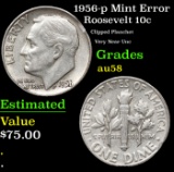 1956-p Roosevelt Dime Mint Error 10c Grades Choice AU/BU Slider