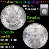 ***Auction Highlight*** 1882-o Morgan Dollar $1 Graded ms65+ By SEGS (fc)