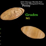 1933 Chicago Worlds Fair Souvenir Elongated Penny