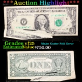 ***Auction Highlight*** 1988A $1 Green Seal Federal Reserve Note (Atlanta, GA) Major Mint Error Grad