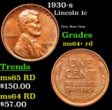 1930-s Lincoln Cent 1c Grades Choice+ Unc RD