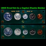 1963 Proof Set In a Capitol Plastic Holder